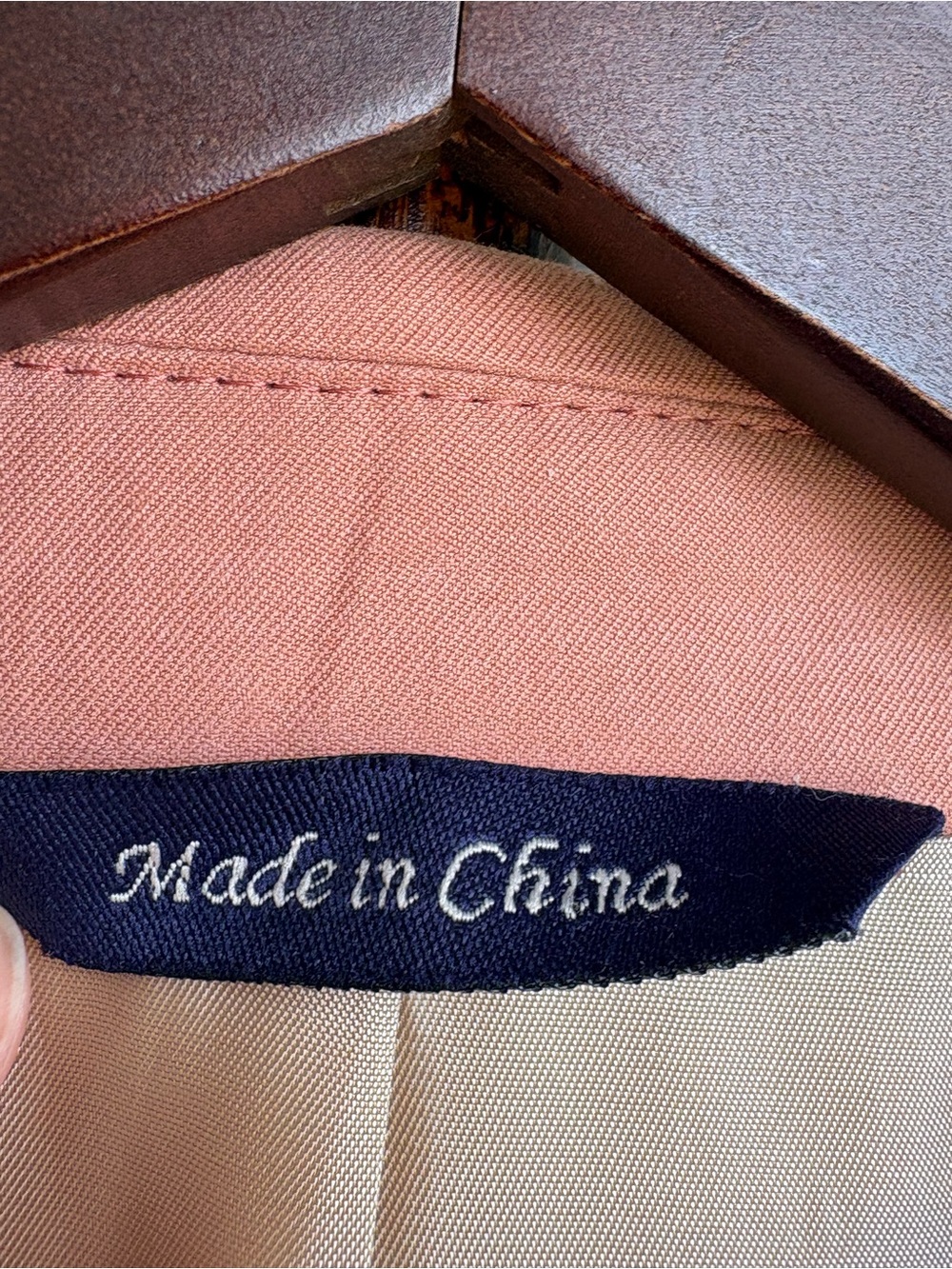 Alan Flusser Pink Silk Blend Sport Coat Blazer 42R Salmon Coastal - Picture 6 of 16